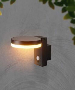 Επιτοίχιο Φωτιστικό τοίχου LED 1.8W 3000Κ Μαύρου Χρώματος IP54 Ηλιακό με Ανιχνευτή V-TAC – 23016