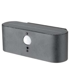 Επιτοίχιο Φωτιστικό LED 0.8W 3000Κ Μαύρου Χρώματος IP54 Ηλιακό με Ανιχνευτή V-TAC – 23017