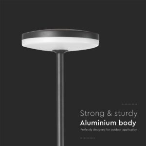 Φωτιστικό καρφί Κήπου LED 12W 3000K Ανθρακί Χρώματος IP65 V-TAC – 23021