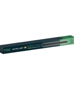 Απλίκα Τοίχου LED 16W 4000K Μαύρου Χρώματος IP65 V-TAC – 23022