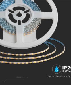 Ταινία LED SMD2835 DC:24V IP20 8W/m 6500K ψυχρό λευκό 3mm V-TAC – 23026