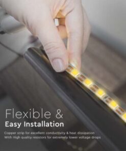 Ταινία LED SMD2835 DC:24V IP20 8W/m 6500K ψυχρό λευκό 3mm V-TAC – 23026