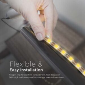 Ταινία LED SMD2835 DC:24V IP20 8W/m 6500K ψυχρό λευκό 3mm V-TAC – 23026