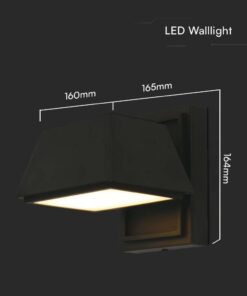 Απλίκα LED 15W 4000K IP65 Μαύρου Χρώματος V-TAC – 23027