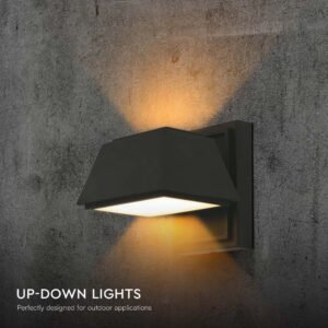 Απλίκα LED 15W 4000K IP65 Μαύρου Χρώματος V-TAC – 23027