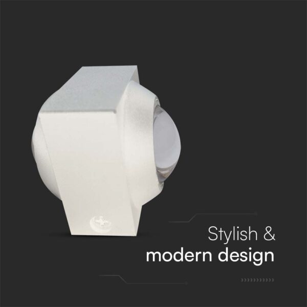 Απλίκα Up-Down LED 2W 3000K Λευκού Χρώματος V-TAC – 23029