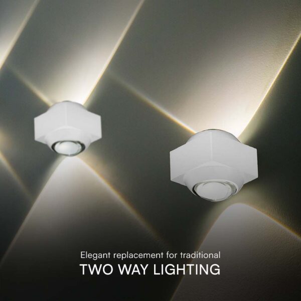 Απλίκα Up-Down LED 2W 4000K Λευκού Χρώματος V-TAC – 23031