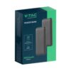 Power bank 10000mAh μαύρο 2 USB + Type-C V-TAC – 23036