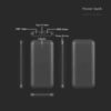 Power bank 10000mAh μαύρο 2 USB + Type-C V-TAC – 23036