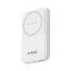 Μαγνητικό wireless power bank 10000mAh λευκό V-TAC – 23039