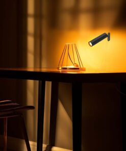 Επιτραπέζιο Φωτιστικό LED 3W 4000K Μαύρου Χρώματος Επαναφορτιζόμενο Μαγνητική Βάση Dimmable V-TAC – 23042