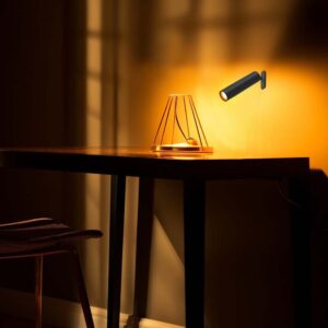 Επιτραπέζιο Φωτιστικό LED 3W 4000K Μαύρου Χρώματος Επαναφορτιζόμενο Μαγνητική Βάση Dimmable V-TAC – 23042