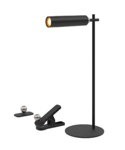 Επιτραπέζιο Φωτιστικό LED 3W 4000K Μαύρου Χρώματος Επαναφορτιζόμενο Μαγνητική Βάση Dimmable V-TAC – 23042