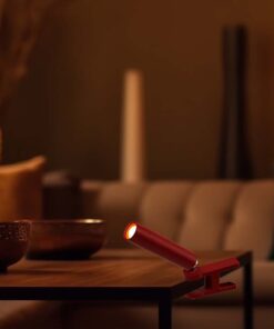 Επιτραπέζιο Φωτιστικό LED 3W 4000K Κόκκινου Χρώματος Επαναφορτιζόμενο Μαγνητική Βάση Dimmable V-TAC – 23043