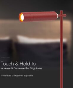 Επιτραπέζιο Φωτιστικό LED 3W 4000K Κόκκινου Χρώματος Επαναφορτιζόμενο Μαγνητική Βάση Dimmable V-TAC – 23043