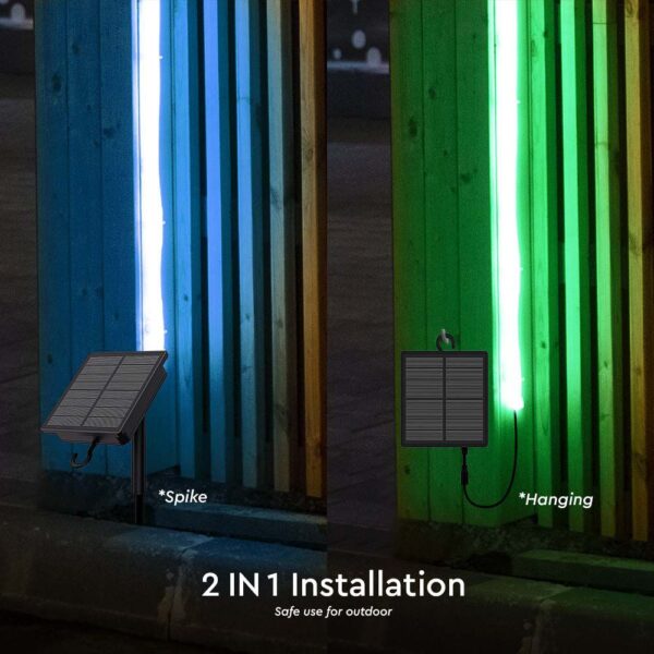 LED ηλιακή ταινία 1.2W solar panel RGB IP67 V-TAC – 23046