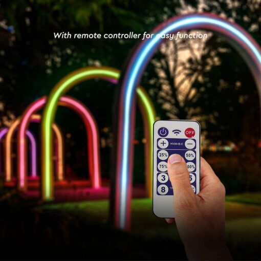 LED ηλιακή ταινία 1.2W solar panel RGB IP67 V-TAC – 23046