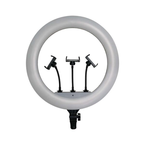 Επιτραπέζιο/δαπέδου φωτιστικό ring light LED 55W 3 σε 1 CCT Μαύρου Χρώματος Dimmable V-TAC - 23047