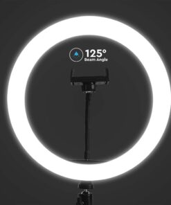 Επιτραπέζιο φωτιστικό ring light LED 10W Mαύρου Χρώματος Dimmable V-TAC – 23048