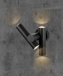 Απλίκα Τοίχου LED 6W 3000K Μαύρου Χρώματος IP44 V-TAC – 10473