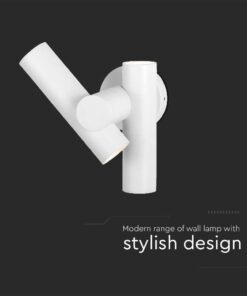 Απλίκα Τοίχου LED 6W 3000K Μαύρου Χρώματος IP44 V-TAC – 10474