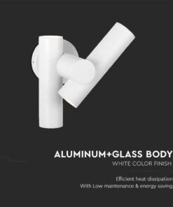 Απλίκα Τοίχου LED 6W 3000K Μαύρου Χρώματος IP44 V-TAC – 10474