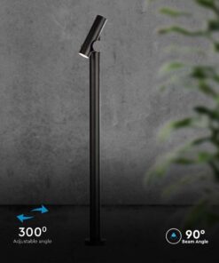 Φωτιστικό Δαπέδου Κήπου LED 4W 3000K Μαύρου Χρώματος IP44 V-TAC – 10475