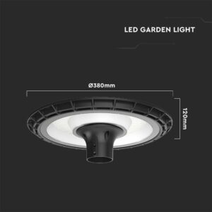 Φωτιστικό δρόμου/πλατείας LED 120W 4000Κ Μαύρου Χρώματος IP65 V-TAC – 23053