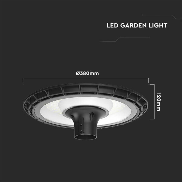 Φωτιστικό δρόμου/πλατείας LED 120W 4000Κ Μαύρου Χρώματος IP65 V-TAC – 23053