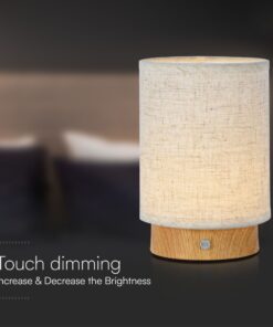 Επιτραπέζιο Επαναφορτιζόμενο Φωτιστικό LED 3W 3000K Μπεζ και Ξύλο V-TAC – 23090VT