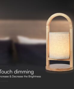 Επιτραπέζιο Επαναφορτιζόμενο Φωτιστικό LED 1.5W 3000K Μπεζ Χρώματος V-TAC – 23091VT