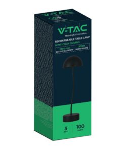 Επιτραπέζιο Φωτιστικό LED 3W 3000K Μαύρου Χρώματος V-TAC – 23093VT