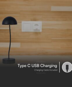 Επιτραπέζιο Φωτιστικό LED 3W 3000K Μαύρου Χρώματος V-TAC – 23093VT