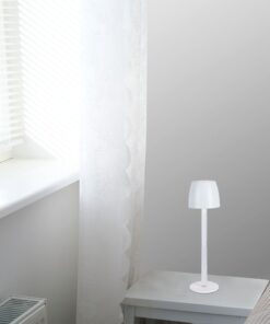 Επιτραπέζιο Επαναφορτιζόμενο Φωτιστικό Led 3W 3000K Λευκού Χρώματος V-TAC – 23094VT