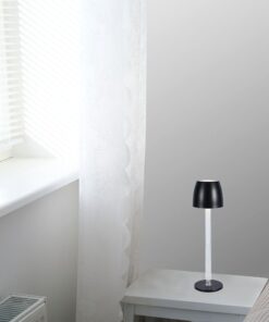 Επιτραπέζιο Επαναφορτιζόμενο Φωτιστικό LED 3W 3000K Dimmable Μαύρου Χρώματος V-TAC – 23095VT