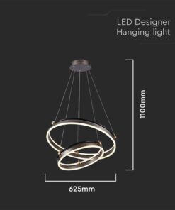 Κρεμαστό Φωτιστικό LED 50W 3000K Καφέ Χρώματος V-TAC – 23096VT