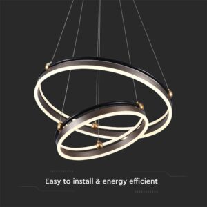 Κρεμαστό Φωτιστικό LED 50W 3000K Καφέ Χρώματος V-TAC – 23096VT