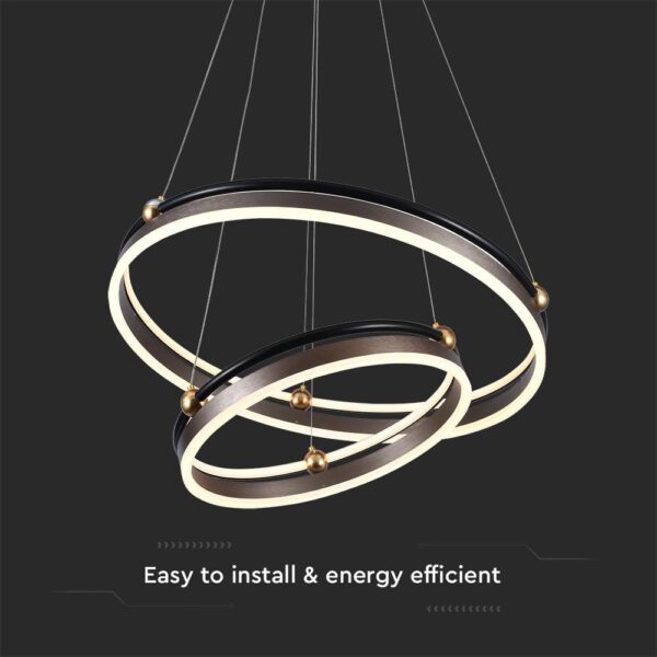 Κρεμαστό Φωτιστικό LED 50W 3000K Καφέ Χρώματος V-TAC – 23096VT
