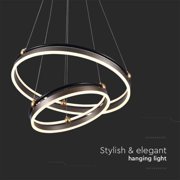 Κρεμαστό Φωτιστικό LED 50W 3000K Καφέ Χρώματος V-TAC – 23096VT