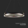 Κρεμαστό Φωτιστικό LED 30W 3000K Καφέ Χρώματος V-TAC – 23097VT