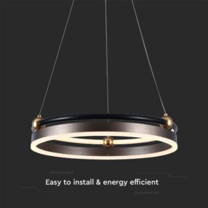 Κρεμαστό Φωτιστικό LED 20W 3000K Καφέ Χρώματος V-TAC – 23098VT