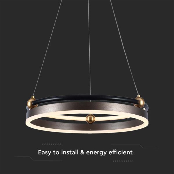 Κρεμαστό Φωτιστικό LED 20W 3000K Καφέ Χρώματος V-TAC – 23098VT