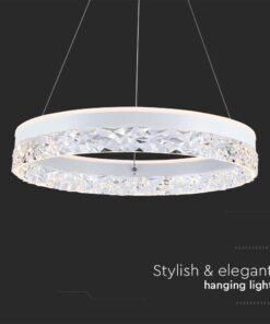 Κρεμαστό Φωτιστικό LED 25W 3000K Λευκού Χρώματος V-TAC – 23099VT