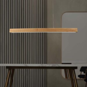 Κρεμαστό Φωτιστικό LED 12W 4000K Ξύλινου Χρώματος V-TAC – 23100VT