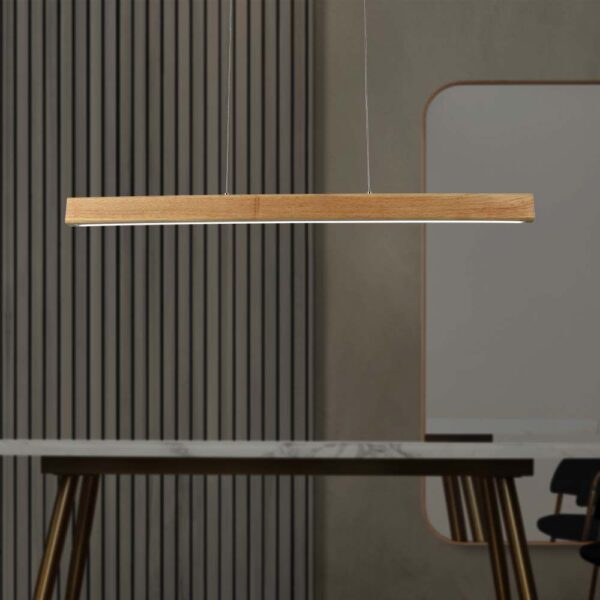 Κρεμαστό Φωτιστικό LED 12W 4000K Ξύλινου Χρώματος V-TAC – 23100VT