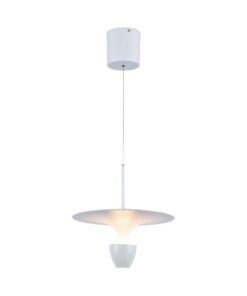 Κρεμαστό Φωτιστικό LED 9W 3000K Λευκού Χρώματος το Ύψος Προσαρμόζεται V-TAC – 23102VT