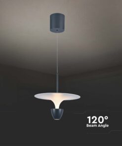 Κρεμαστό Φωτιστικό LED 9W 3000K Μαύρου Χρώματος το Ύψος Προσαρμόζεται V-TAC – 23103VT