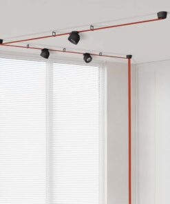 LED φωτιστικό spot για Υφασμάτινο καλώδιο 12W 3000K Μαύρου Χρώματος V-TAC – 23104