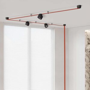 LED φωτιστικό spot για Υφασμάτινο καλώδιο 12W 3000K Μαύρου Χρώματος V-TAC – 23104