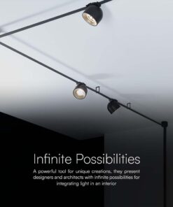 LED φωτιστικό spot για Υφασμάτινο καλώδιο 12W 3000K Μαύρου Χρώματος V-TAC – 23104